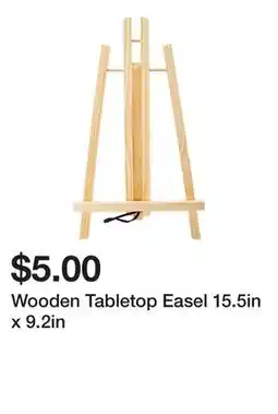 Five Below Wooden Tabletop Easel 15.5in x 9.2in offer