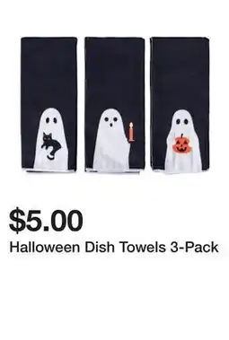 Five Below Halloween Dish Towels 3-Pack offer