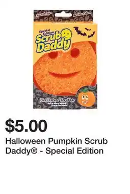 Five Below Halloween Pumpkin Scrub Daddy - Special Edition offer