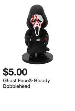 Five Below Ghost Face Bloody Bobblehead offer