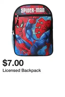 Five Below Licensed Backpack offer