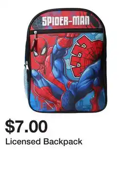 Five Below Licensed Backpack offer