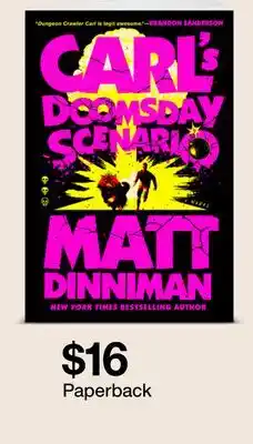 Target CARL'S DOOMSDAY SCENARIO offer