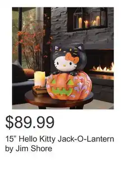 Costco 15 Hello Kitty Jack-O-Lantern by Jim Shore offer