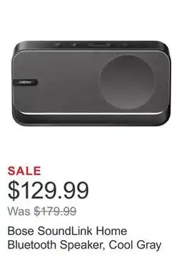 Costco Bose SoundLink Home Bluetooth Speaker, Cool Gray offer