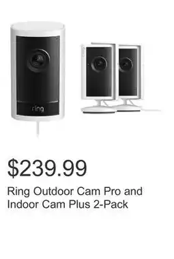 Costco Ring Outdoor Cam Pro and Indoor Cam Plus 2-Pack offer