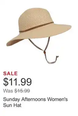 Costco Sunday Afternoons Women's Sun Hat offer