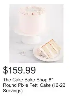 Costco The Cake Bake Shop 8 Round Pixie Fetti Cake (16-22 Servings) offer