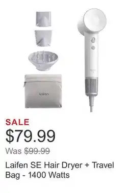 Costco Laifen SE Hair Dryer + Travel Bag - 1400 Watts offer