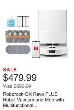 Costco Roborock QX Revo PLUS Robot Vacuum and Mop with Multifunctional Dock 3.0 offer