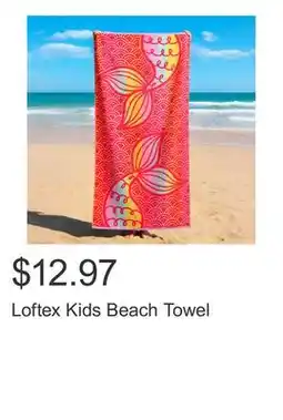 Costco Loftex Kids Beach Towel offer