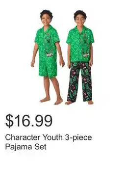 Costco Character Youth 3-piece Pajama Set offer