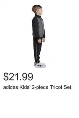 Costco adidas Kids' 2-piece Tricot Set offer