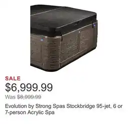 Costco Evolution by Strong Spas Stockbridge 95-jet, 6 or 7-person Acrylic Spa offer