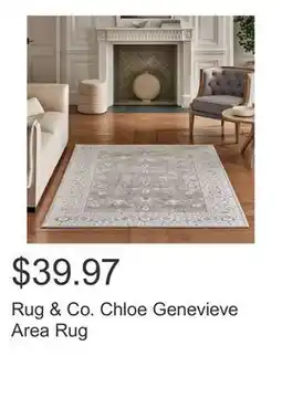 Costco Rug & Co. Chloe Genevieve Area Rug offer