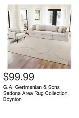 Costco G.A. Gertmenian & Sons Sedona Area Rug Collection, Boynton offer