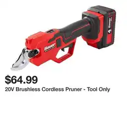 Harbor Freight Tools 20V Brushless Cordless Pruner - Tool Only offer