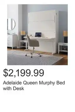 Costco Adelaide Queen Murphy Bed with Desk offer