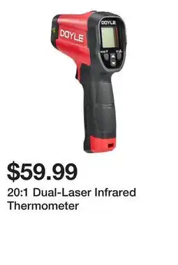 Harbor Freight Tools 20:1 Dual-Laser Infrared Thermometer offer