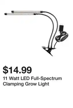 Harbor Freight Tools 11 Watt LED Full-Spectrum Clamping Grow Light offer