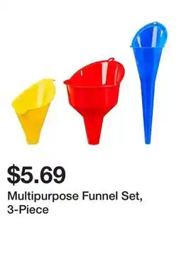 Harbor Freight Tools Multipurpose Funnel Set, 3-Piece offer