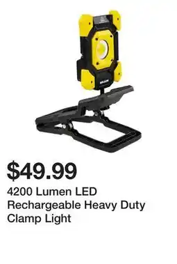 Harbor Freight Tools 4200 Lumen LED Rechargeable Heavy Duty Clamp Light offer