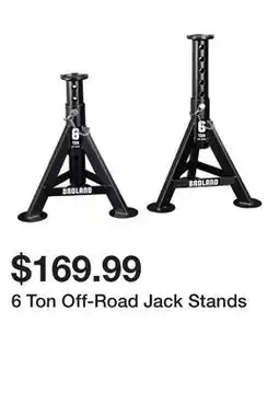 Harbor Freight Tools 6 Ton Off-Road Jack Stands offer