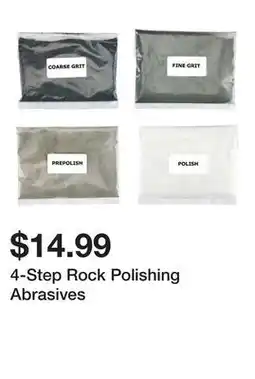 Harbor Freight Tools 4-Step Rock Polishing Abrasives offer