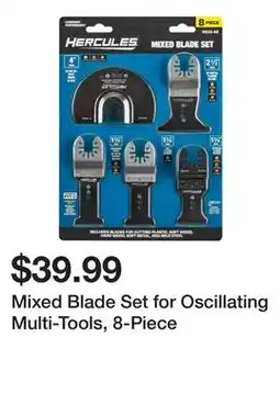 Harbor Freight Tools Mixed Blade Set for Oscillating Multi-Tools, 8-Piece offer
