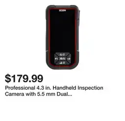 Harbor Freight Tools Professional 4.3 in. Handheld Inspection Camera with 5.5 mm Dual Imager offer