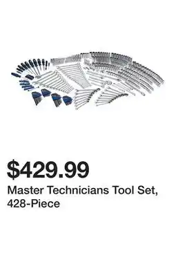 Harbor Freight Tools Master Technicians Tool Set, 428-Piece offer