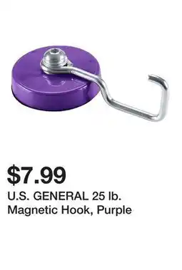 Harbor Freight Tools U.S. GENERAL 25 lb. Magnetic Hook, Purple offer