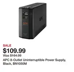 Office Depot APC 8-Outlet Uninterruptible Power Supply, Black, BN1050M offer