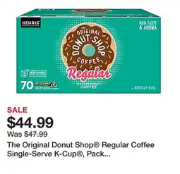 Office Depot The Original Donut Shop Regular Coffee Single-Serve K-Cup , Pack of 70 Pods offer