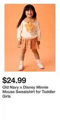 Old Navy Old Navy x Disney Minnie Mouse Sweatshirt for Toddler Girls offer