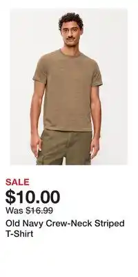Old Navy Old Navy Crew-Neck Striped T-Shirt offer