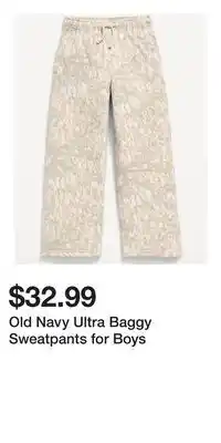 Old Navy Old Navy Ultra Baggy Sweatpants for Boys offer