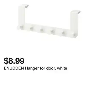 Ikea ENUDDEN Hanger for door, white offer