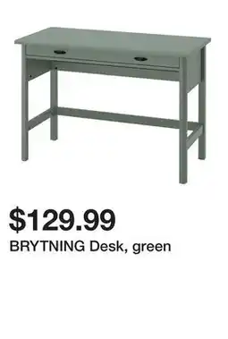 Ikea BRYTNING Desk, green offer