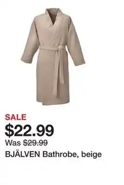 Ikea BJÄLVEN Bathrobe, beige offer