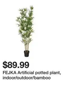 Ikea FEJKA Artificial potted plant, indoor/outdoor/bamboo offer