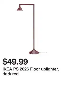 Ikea IKEA PS 2026 Floor uplighter, dark red offer