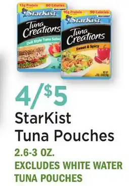 Heinen's StarKist Tuna Pouches offer