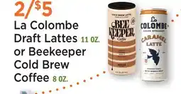 Heinen's La Colombe Draft Lattes 11 OZ. or Beekeeper Cold Brew Coffee 8 OZ offer