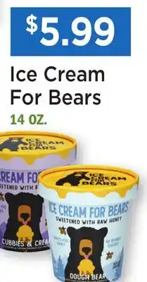 Heinen's Ice Cream For Bears offer