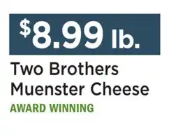 Heinen's Two Brothers Muenster Cheese offer