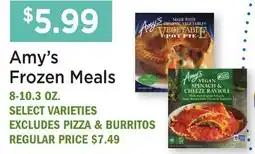 Heinen's Amy's Frozen Meals offer