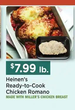 Heinen's Heinen's Ready-to-Cook Chicken Romano offer