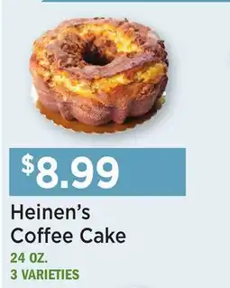 Heinen's Heinen's Coffee Cake offer