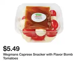 Wegmans Wegmans Caprese Snacker with Flavor Bomb Tomatoes offer